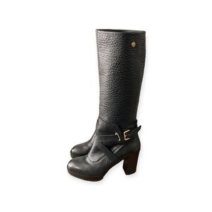 Women’s Diesel Libec black leather boots, size 36 (6)‎
